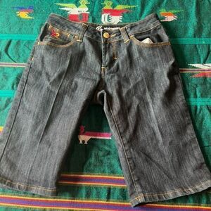 Women’s Y2K rockwear Bermuda shorts ￼‎